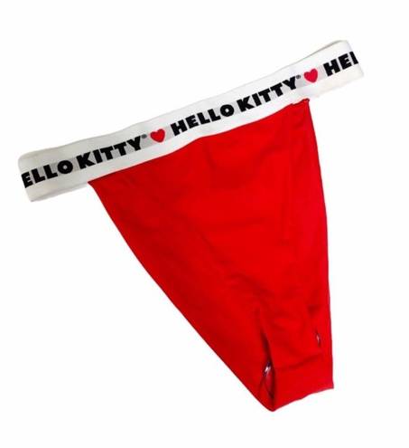 Urban Outfitters Lolli X Hello Kitty Medium  UO Exclusive Cherry Bomb High-Waisted Bikini Bottom