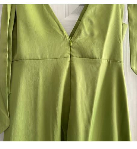 Green Silk Dress Size XS