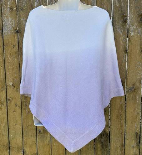 Barefoot Dreams  Cozychic Ultra Lite Ocean Breeze Violet Ombré Poncho one size