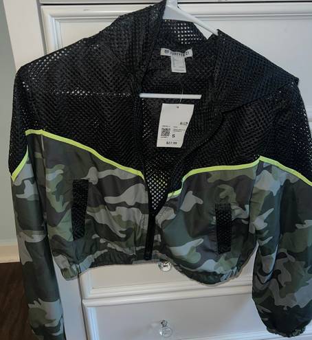 Forever 21 Workout Jacket With Hoodie