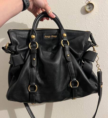 Miu Miu Leather Bow Purse