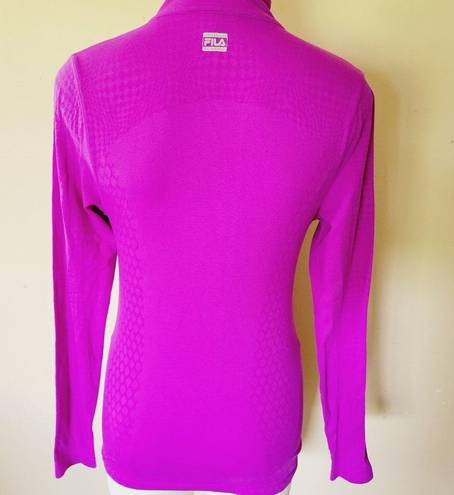 FILA  magenta performance ¼ zip size medium