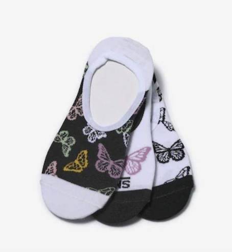 Vans NWT Van’s Butterfly Women's No Show Liner socks - 3 Pack