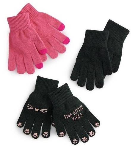 Women’s pawsative vibes tech glove set NWT