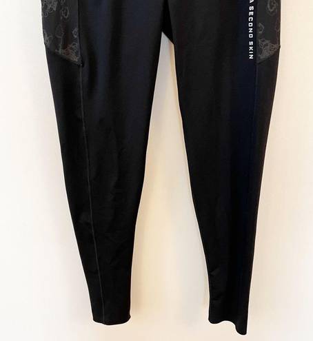Second Skin  Black High Rise Athletic Gym Leggings Size XS