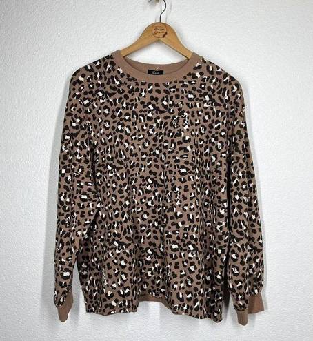 Rails  Reeves Mountain Leopard Sweatshirt Medium M Pullover