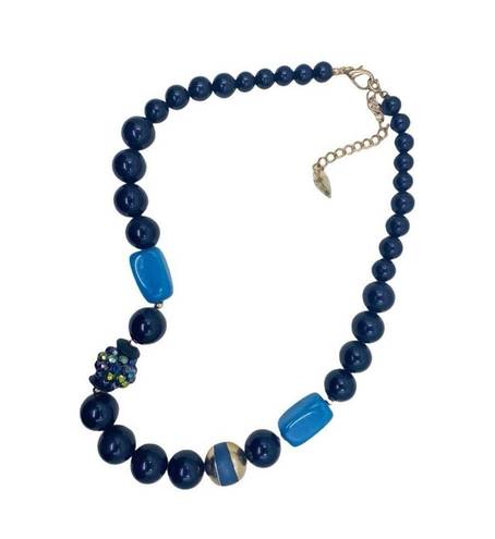 Coldwater Creek Vintage  Blue Jade Necklace