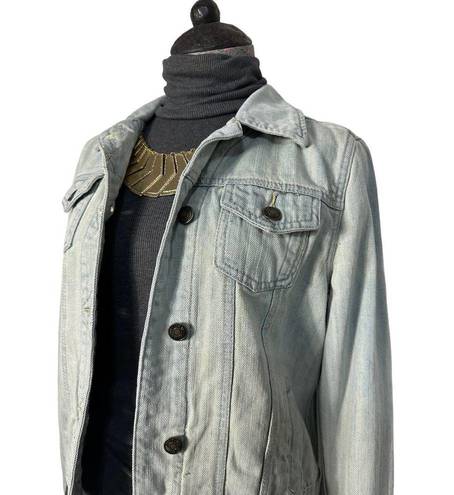 I Love H81  Denim Trucker Jacket Light Wash Women’s Size Small