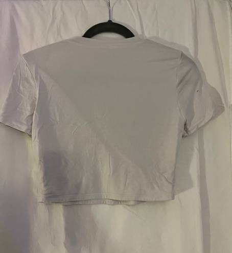 Naked Wardrobe White Crop Top