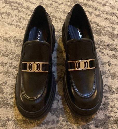 Salvatore Ferragamo Ridley Platform Bit Loafer size 38.5