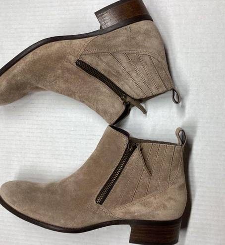 Paul Green  Natalie Antelope Suede Taupe ankle boots Size 5