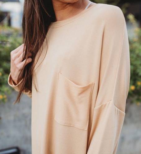 Wishlist  | PINK pocket long sleeve tee