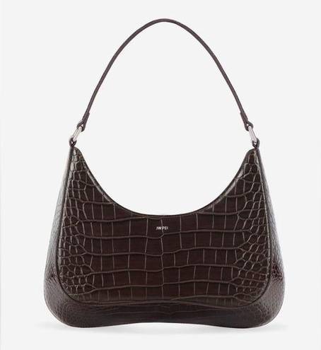 JW Pei  Ruby shoulder bag in Nutella croc