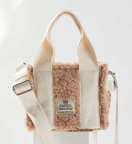 Urban Outfitters BDG Sherpa Mini Tote Crossbody Bag