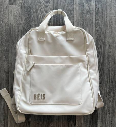 BEIS The Expandable Backpack In Beige