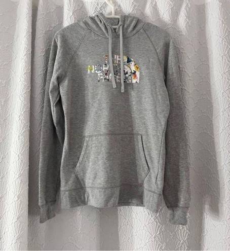 The North Face  gray sweatshirt