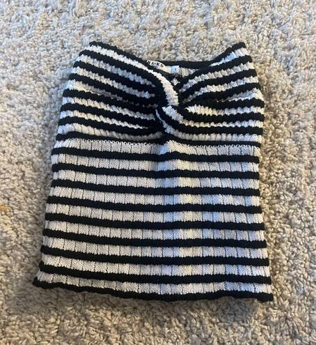 NA-KD Striped Bandeau Top