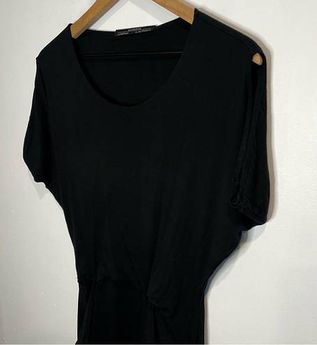 Women’s | All Saints black drape knit dress | Size 2