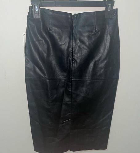 INC  leather pencil skirt