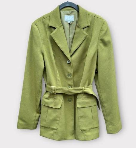 Guess  Collection Chartreuse Belted Blazer