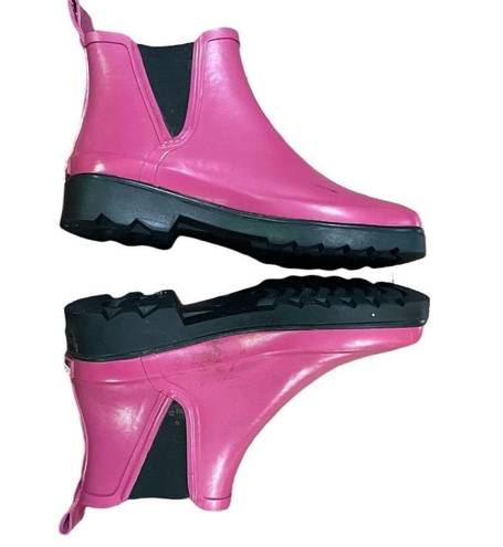 Ralph Lauren Polo Sport Rubber pink rain boots