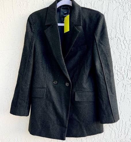 Mango  lined blazer textured fabric XS