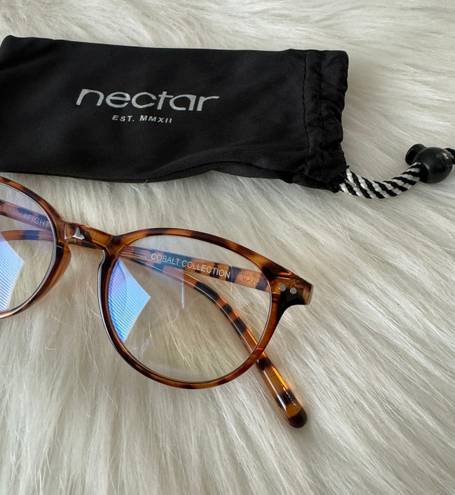 Nectar Brown Tortoise Cobalt Collection Cambridge Blue Light Blocker Glasses