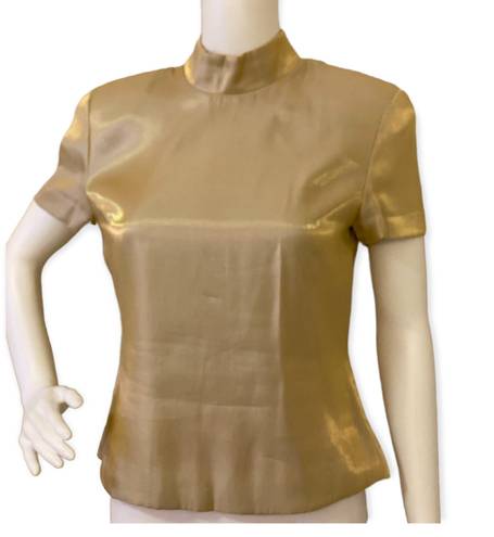 Adrianna Papell Vintage  Evening Essentials Gold Top