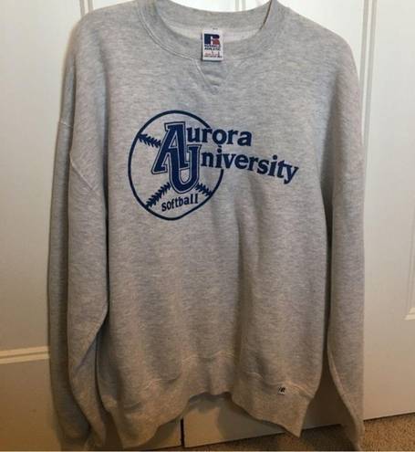 Russell Athletic Aurora University Softball sweatshirt size large from the 90’s