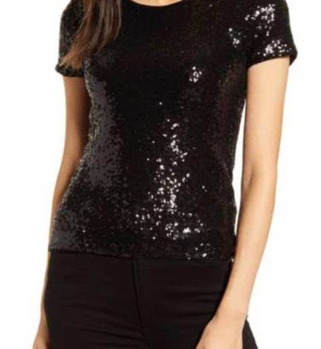 Bailey 44 Edie Sequin‎ Tee Black