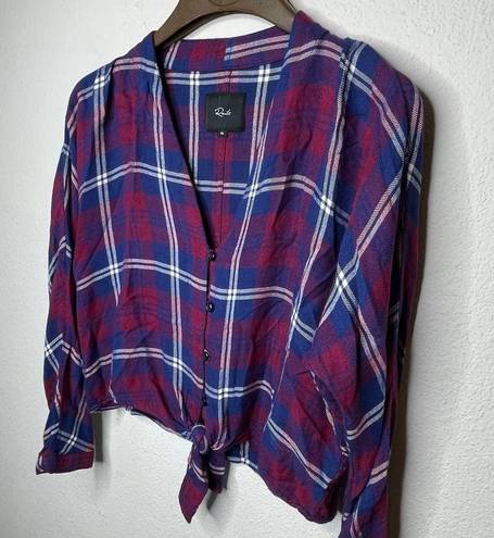 Rails  Plaid Crop Shirt