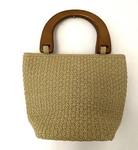 Talbots NWT  Small Woven Handbag Purse Tote (small flaw)