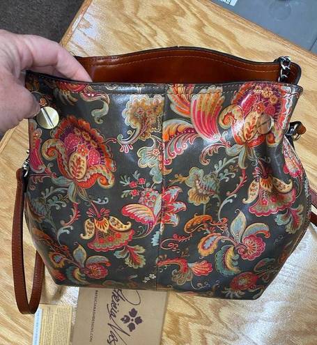 Patricia Nash  Lidney Slouchy Satchel
Vintage Italian Floral Paisley NEW