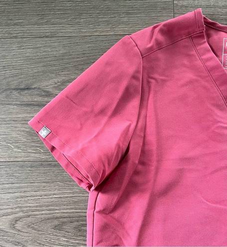 FIGS  Technical Womens Pink Scrub Top Size XS