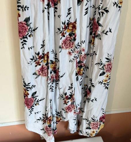 American Eagle  maxi dress floral corset woman’s small strapless