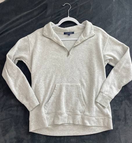 Ocean Drive heather light gray quarter zip