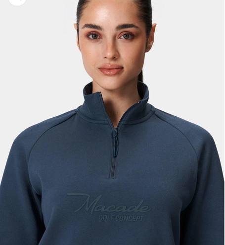 The Range Navy Zip Sweater