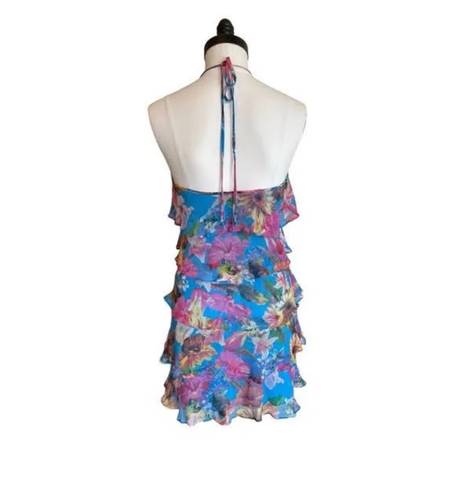 Bebe Bodycon Floral Mini Dress