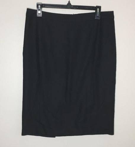 Vince ‎ Wool pencil Skirt Black Womens Size 8 Work