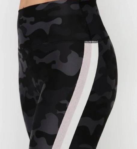 Spiritual Gangster Intent Eco Jersey High Waist Legging Camo Stripe Small