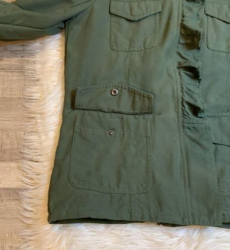 Gold Hinge Hinge Seattle feminine utility jacket army green M