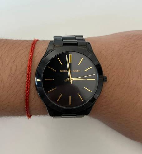 Michael Kors Black-Tone Stainless Steel Watch
