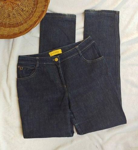 St. John  Darkwash *tailored* Straight Leg Jeans