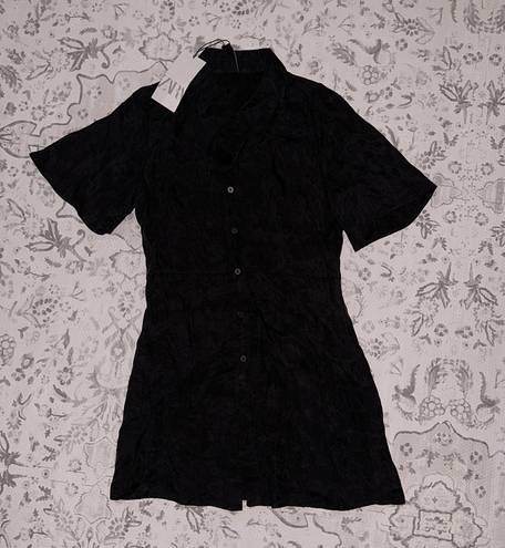 ZARA Black Shirt Dress