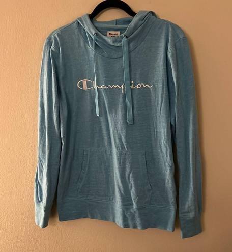 Champion  Baby Blue Lightweight Hoodie