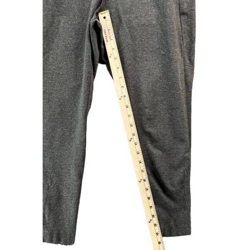 J.Jill  Womens Ponte Leggings L Gray Pull On Stretch Ankle Career Casual Comfort