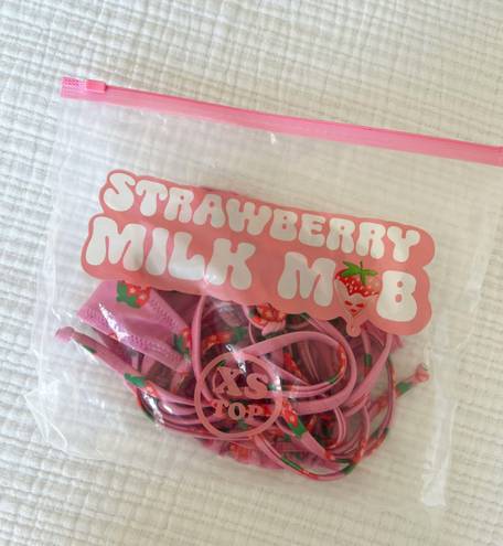 strawberry milk mob bathing suit top