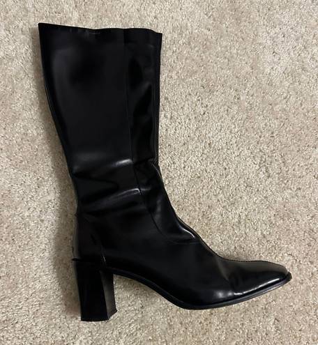 Donald Pliner Black Wedge Boot