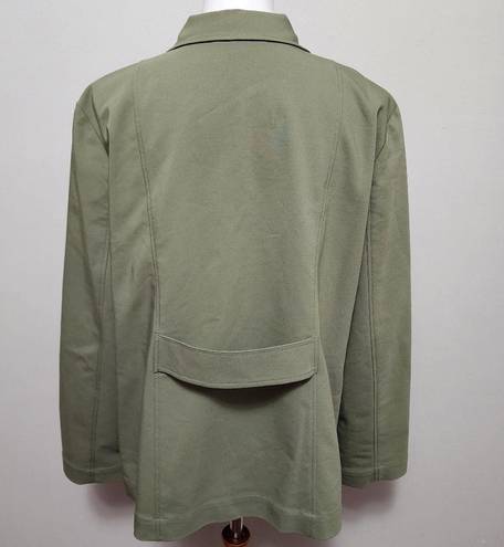 Emmaline Emmeline olive cotton blend utility jacket size 16