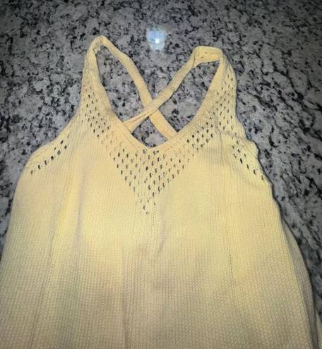 superdown Yellow Crochet Dress